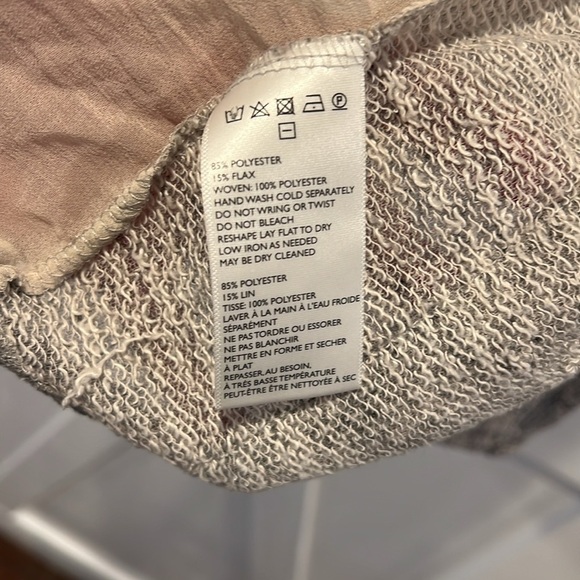 Silence + Noise Open Short Sleeved Cardigan Flax Size Medium - Picture 5 of 5